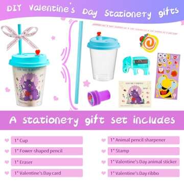 Valentine's Day Gifts for Kids - Fun Stationery Set