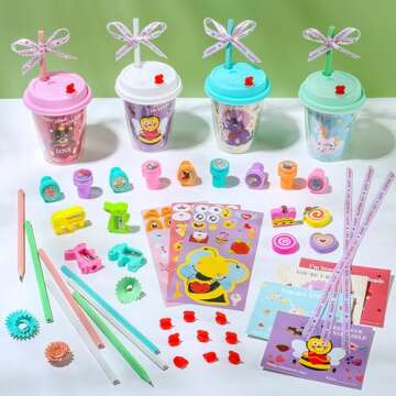 Valentine's Day Gifts for Kids - Fun Stationery Set