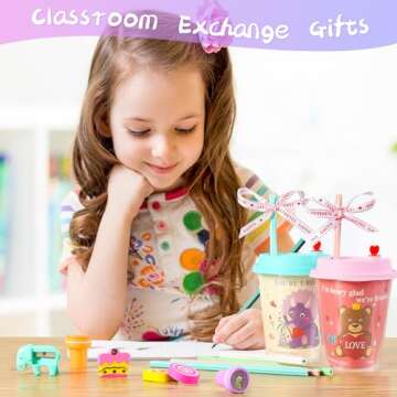 Valentine's Day Gifts for Kids - Fun Stationery Set