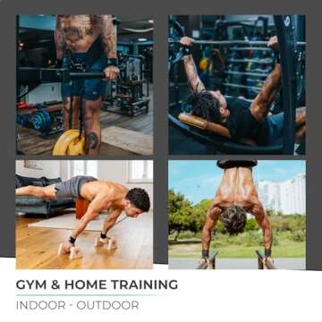 PULLUP & DIP Wrist Wraps, Professional Wrist Support for Weightlifting, Calisthenics, Bodybuilding & Strength Training, Stabilizing & Protective for Women & Men (Pullup & Dip Branding)