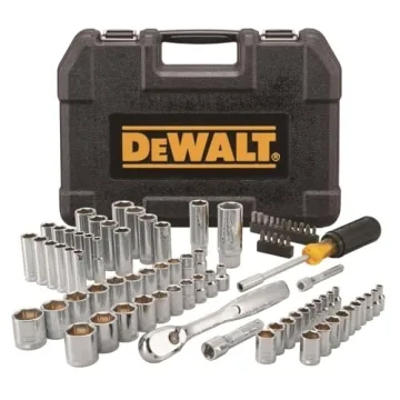 Quality DEWALT Mechanics Tool Set, 84-Piece Essential Kit