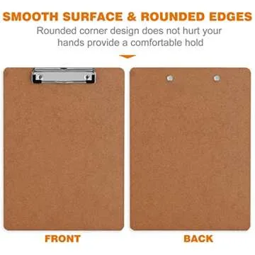 Buy HERKKA Clipboards - 42 Pack Durable & Eco-Friendly