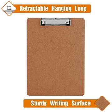 Buy HERKKA Clipboards - 42 Pack Durable & Eco-Friendly