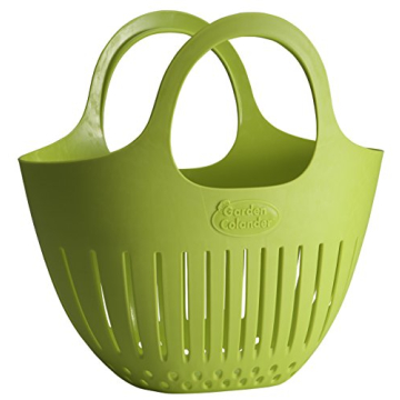 Hutzler Mini Colander Garden Basket – Harvest, Wash, Enjoy Fresh Produce!