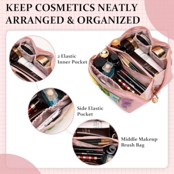 LONEDREAM Preppy Makeup Bag for Every Occasion