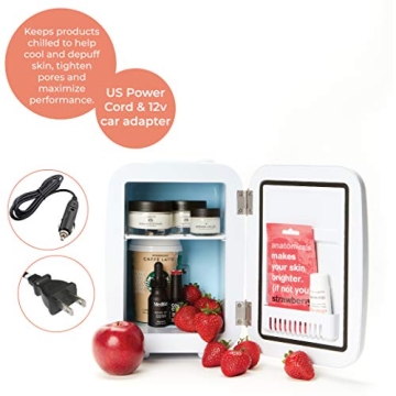 STYLPRO Mini Beauty Fridge: Portable 4L Cooler for Skincare