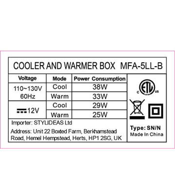 STYLPRO Mini Beauty Fridge: Portable 4L Cooler for Skincare