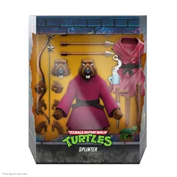 Super7 TMNT ULTIMATES! Flocked Splinter Figure