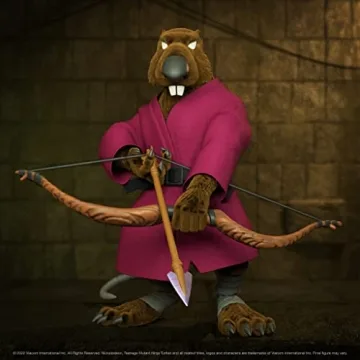 Super7 TMNT ULTIMATES! Flocked Splinter Figure
