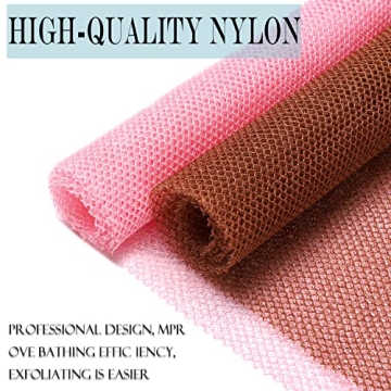 JASSINS African Exfoliating Shower Net for Smooth Skin