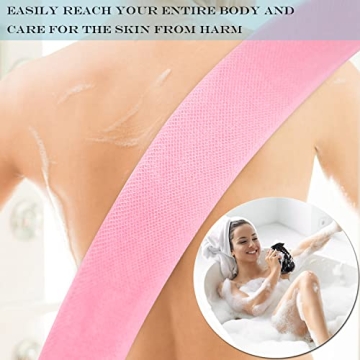 JASSINS African Exfoliating Shower Net for Smooth Skin