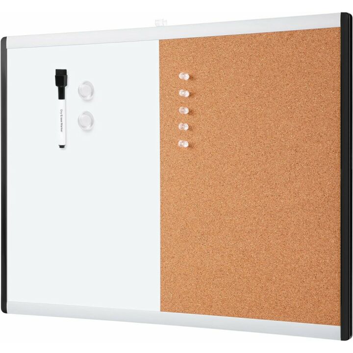 Magnetic Dry-Erase Combo Board - 17x23, White