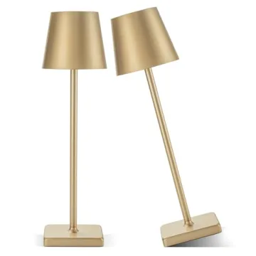 HASUN 2 Pack Rechargeable Table Lamp - Elegant & Versatile LED Lighting for Any Space