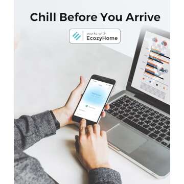 ecozy Smart Nugget Ice Maker Countertop, Pebble Ice Maker with 35lbs/24H Soft Chewable Ice, Self-Cleaning Ice Machine with Voice Control for Home Kitchen Party Bar Office, Stainless Steel