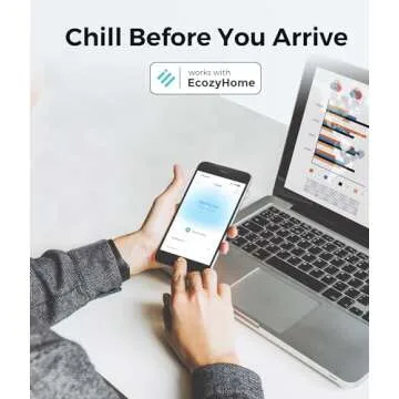 ecozy Smart Nugget Ice Maker Countertop, Pebble Ice Maker with 35lbs/24H Soft Chewable Ice, Self-Cleaning Ice Machine with Voice Control for Home Kitchen Party Bar Office, Stainless Steel