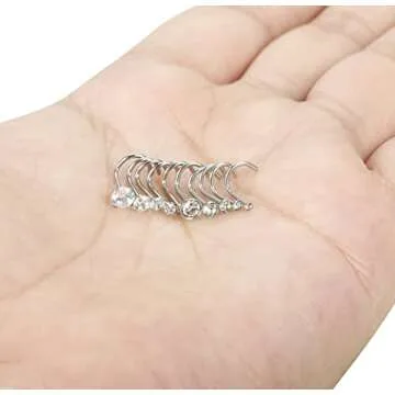 FIBO STEEL 20G Nose Rings for Women | Affordable & Stylish