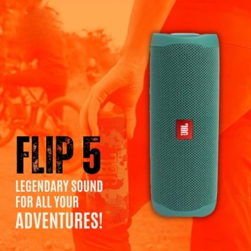 JBL Flip 5 Eco Green Edition (Renewed) – Bold Portable Sound & 12 Hours Playtime