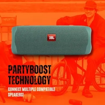 JBL Flip 5 Eco Green Portable Bluetooth Speaker