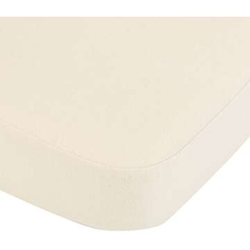 Coyuchi 1017476 Organic Mattress Protector, Cal King, Natural