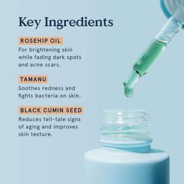 Blume Meltdown - Blue Tansy Face Oil - Acne Treatment + Pore Minimizer - Skin-Smoothing Face Serum with Black Cumin Seed & Rosehip Oil - Helps Calm Redness and Improve Texture (0.5 oz)