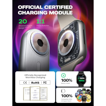 LISEN Portable Charger for Apple Watch - 1200mAh Power Bank