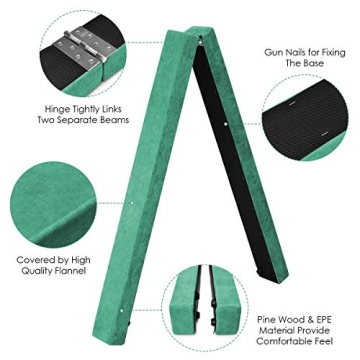 Giantex 7FT Foldable Gymnastics Balance Beam for Kids