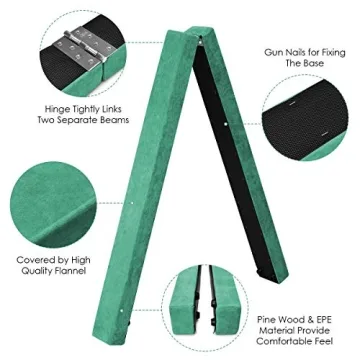 Giantex 7FT Foldable Gymnastics Balance Beam for Kids