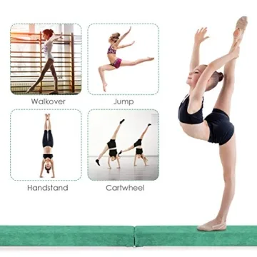 Giantex 7FT Foldable Gymnastics Balance Beam for Kids