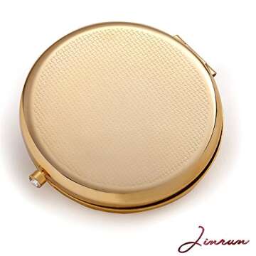 Luxury 24k Gold Electroplate Makeup Mirror by Jinvun