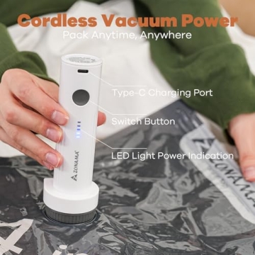 Space-saving Vacuum Storage Bags with Wireless Pump