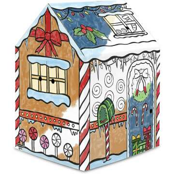 Gingerbread Playhouse Craft Kit for Kids