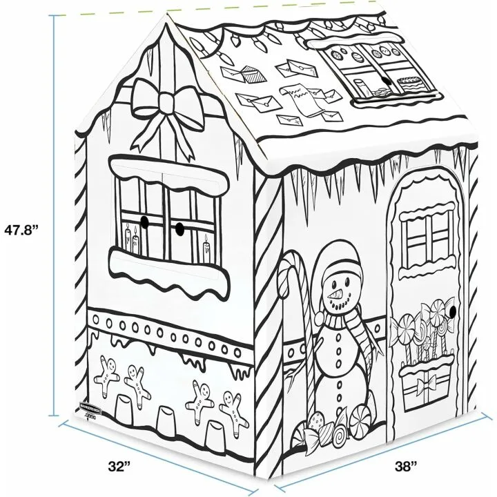 Gingerbread Playhouse Craft Kit for Kids