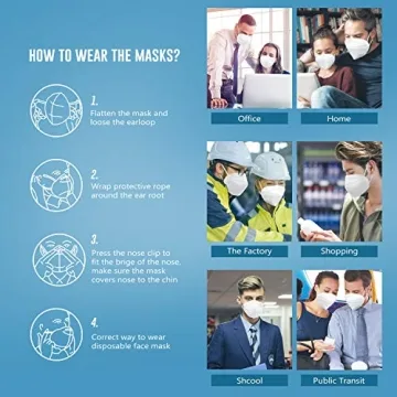 KN95 Face Mask 25 Pack - 5-Layer Breathable Masks