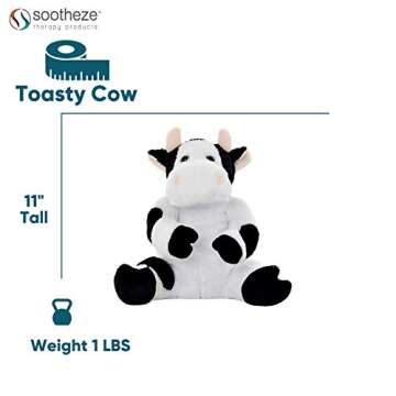 Sootheze Toasty Cow Stuffed Animal for Comfort Therapy