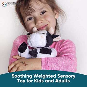 Sootheze Toasty Cow Stuffed Animal for Comfort Therapy