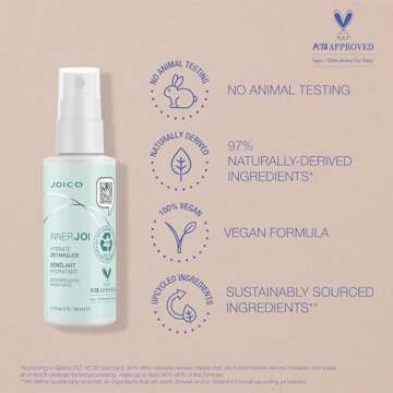 Joico Hydrate Detangler for Dry Tangled Hair | Vegan & Clean