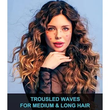 Non-Clamp Curling Wand for Effortless Beach Waves
