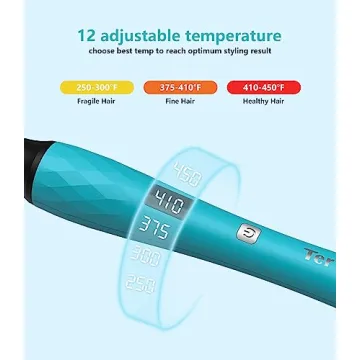 Non-Clamp Curling Wand for Effortless Beach Waves