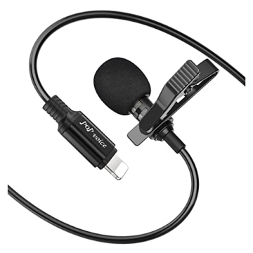 PoP Voice Lavalier Microphone for iPhone - Pro Quality Audio