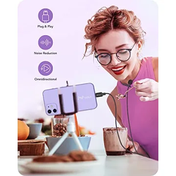 PoP Voice Lavalier Microphone for iPhone - Pro Quality Audio