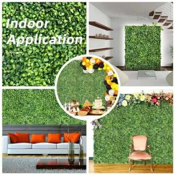 Artificial Boxwood Hedge - UV Protected Decor Panels 12PCS