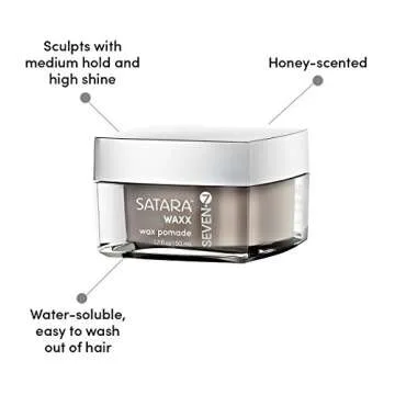 SEVEN Satara Waxx Wax Pomade, 1.7 fl. oz.