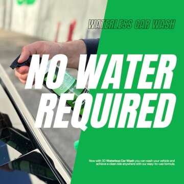 3D Waterless Car Wash - Easy Spray Waterless Detailing Spray - No Soap or Water Needed - Great on Cars, RVs, Motorcycles & Boats 1 Gallon