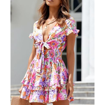 Stylish Summer Mini Dress for Graduation & More