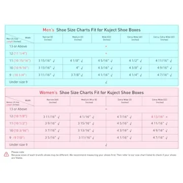 Kuject X-Large Shoe Storage Boxes Clear Stackable Organizers