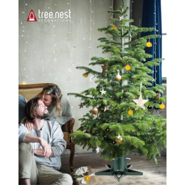 Sturdy Christmas Tree Stand for 6ft Trees Decor