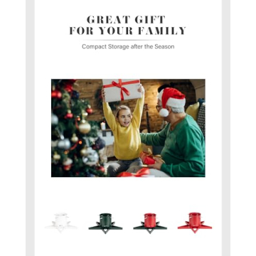 Sturdy Christmas Tree Stand for 6ft Trees Decor