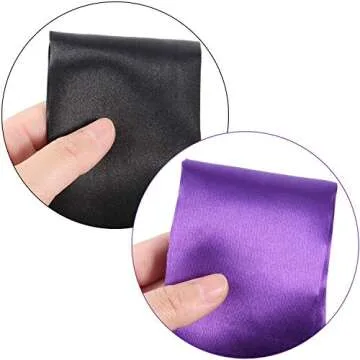 Hestya Satin Blindfold Set for Sleep & Play - 2 Pack