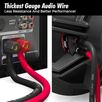 InstallGear 14 Gauge Speaker Wire - Perfect for Audio Systems