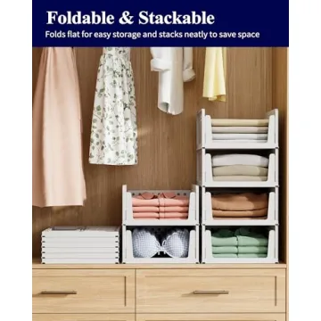 Kitsure Closet Organizers - Space Saving Storage Bins